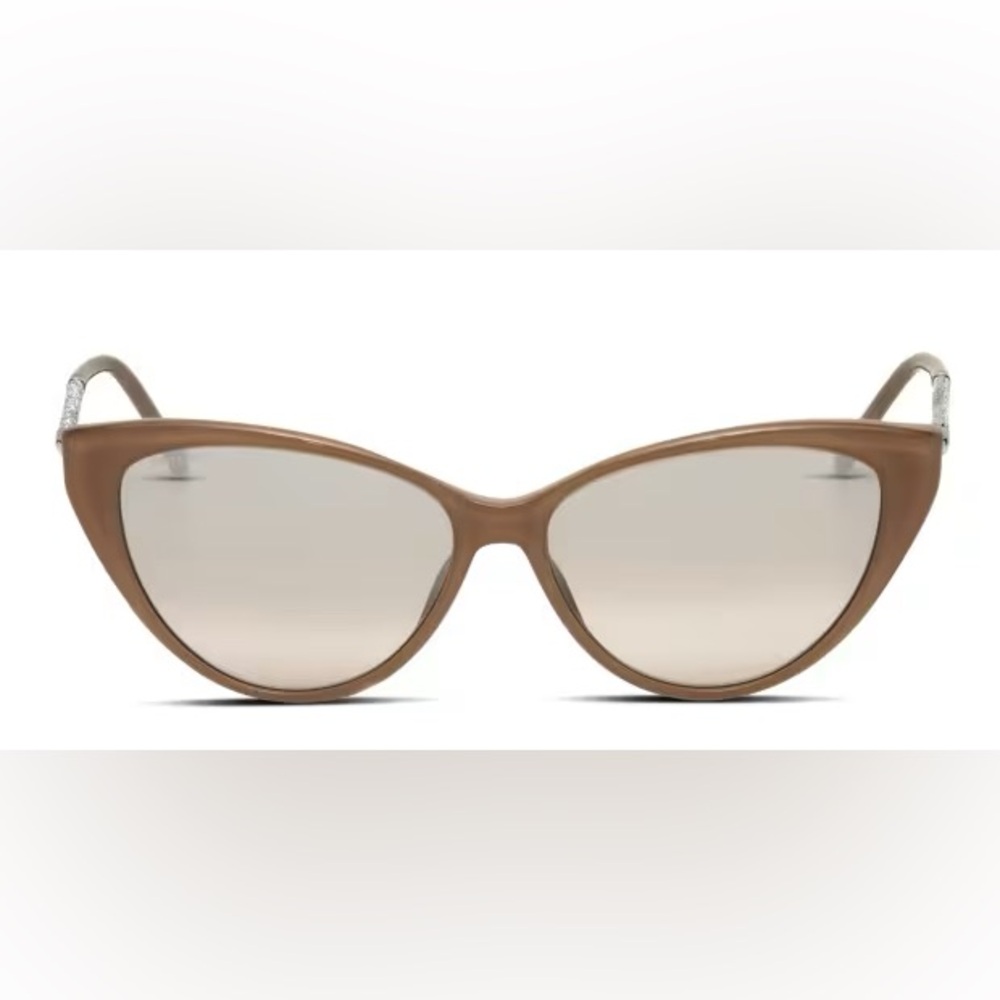 New Jimm Choo Val/S sunglasses with Swarovski crystal adorned temples.